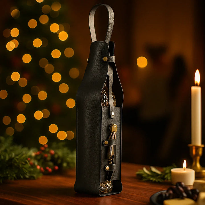 Kensington Leather Wine Caddy