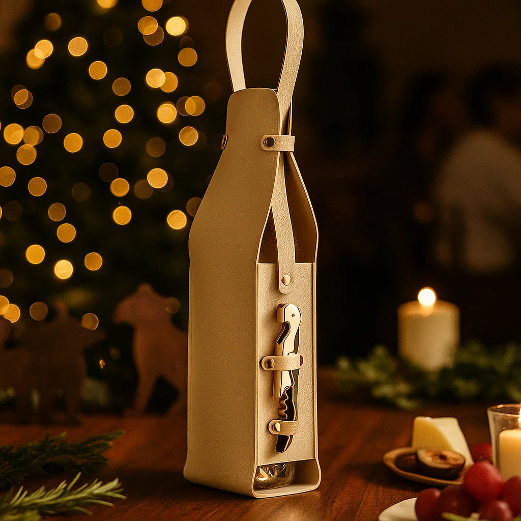 Kensington Leather Wine Caddy