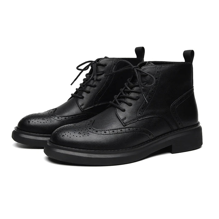 Ben Charles Brogue Leather Boots