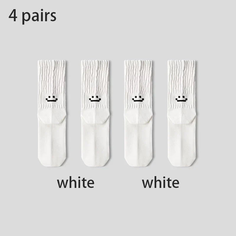 SmileyCore 4-Pack Crew Socks