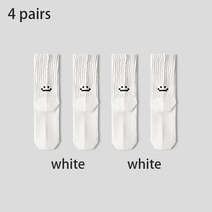 SmileyCore 4-Pack Crew Socks