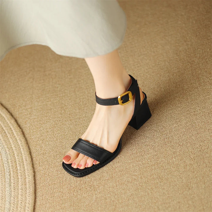 Saville Genuine Leather Heels