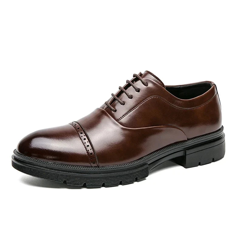 Leonardo Genuine Leather Oxford Shoes