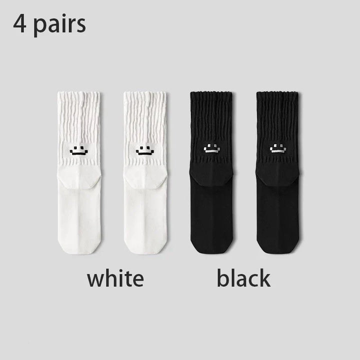 SmileyCore 4-Pack Crew Socks