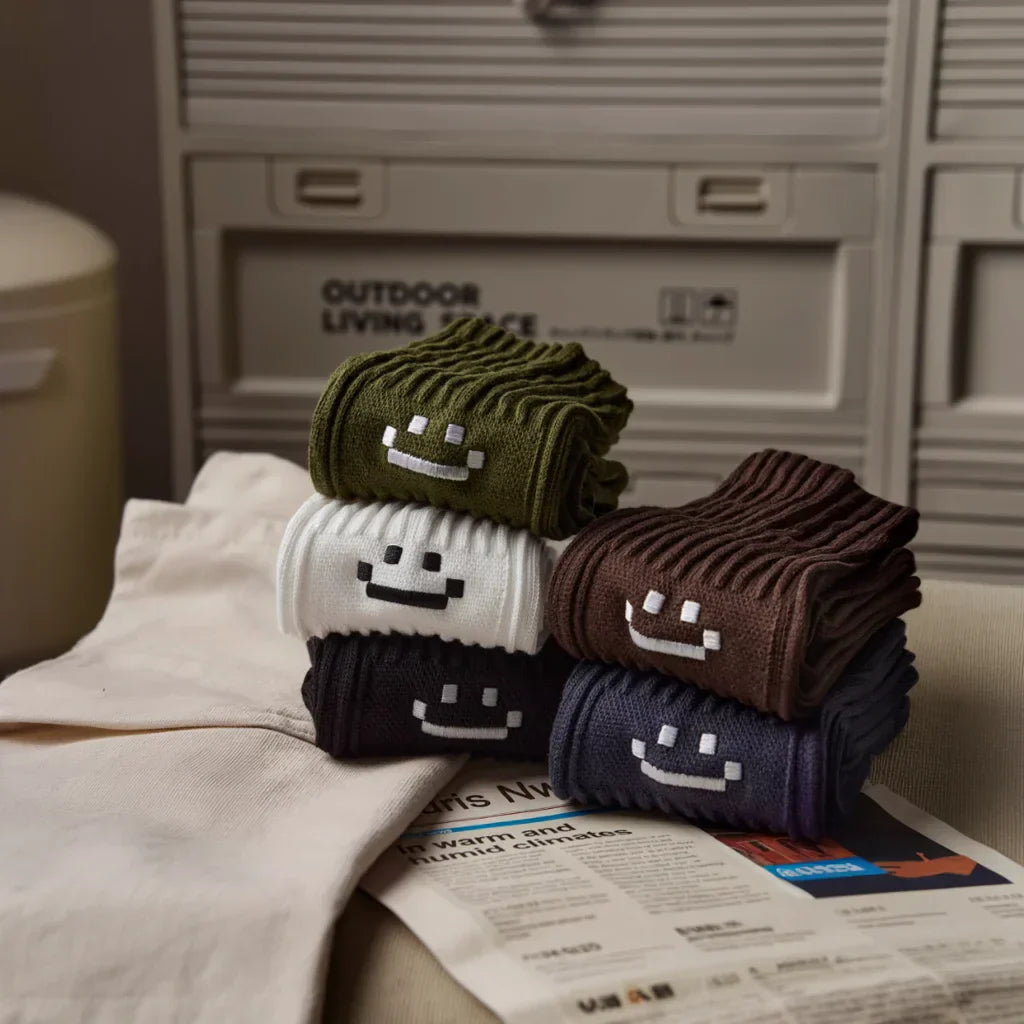 SmileyCore 4-Pack Crew Socks
