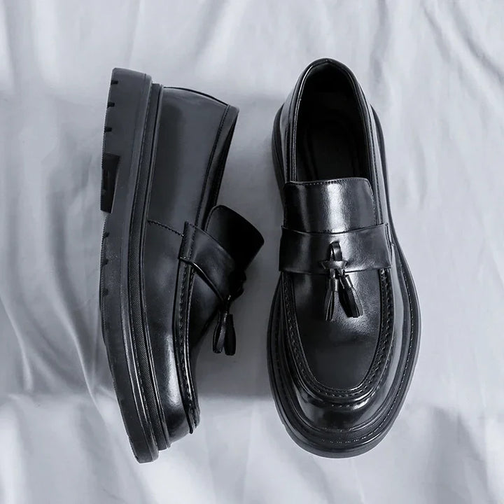 Paolo Genuine Leather Tassel Loafers