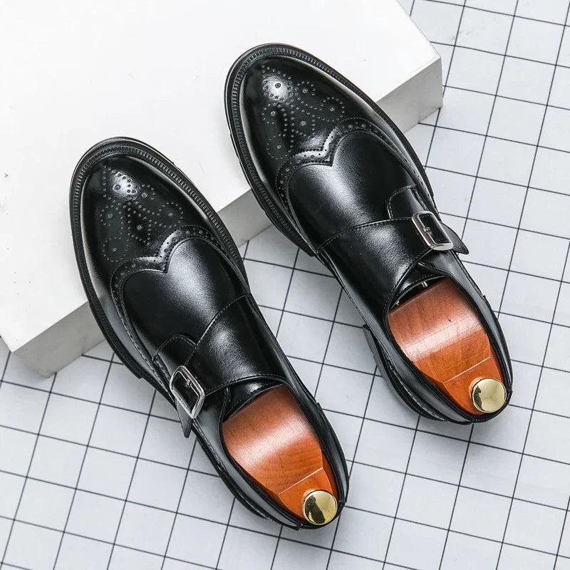 Ben Charles Oxford Monk Strap Shoes
