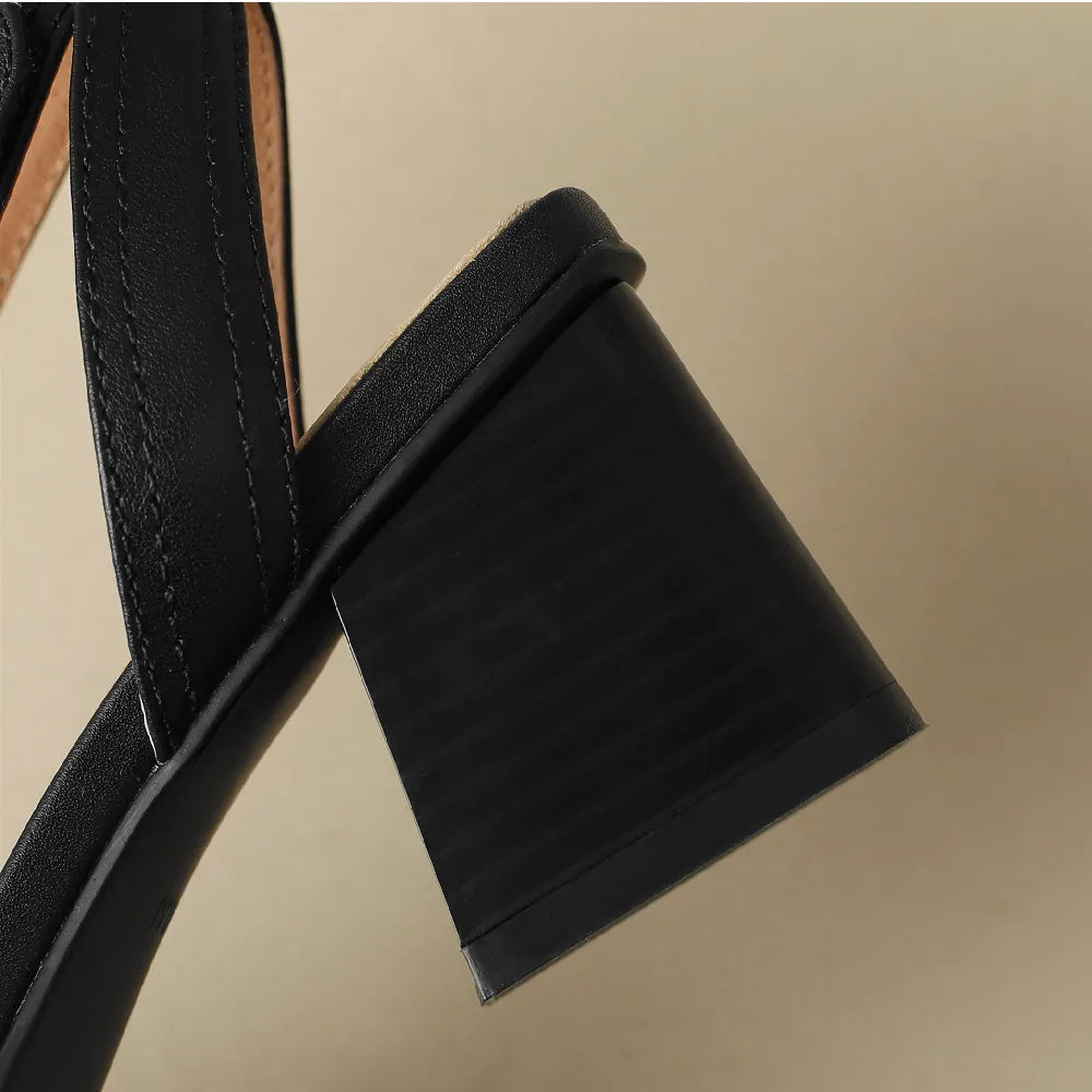 Saville Genuine Leather Heels