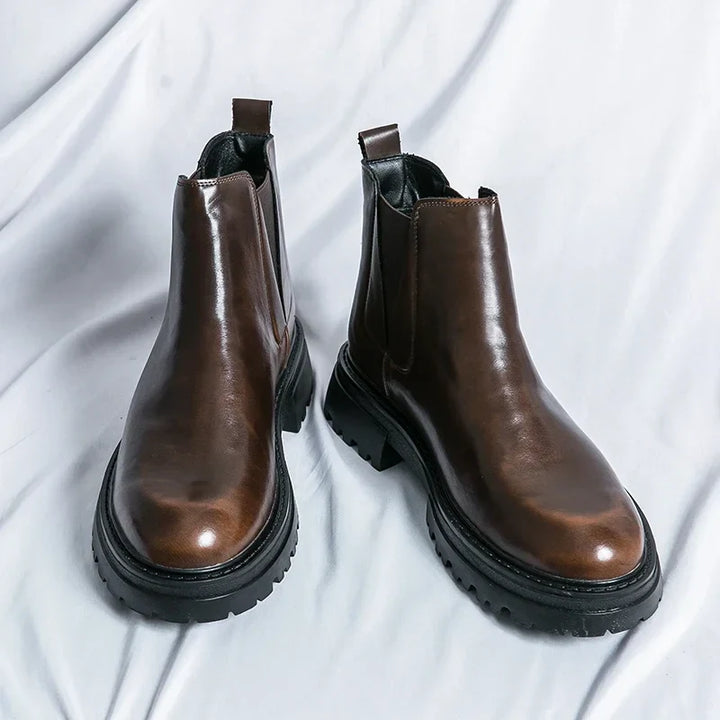 Ben Charles Genuine Leather Chelsea Boots