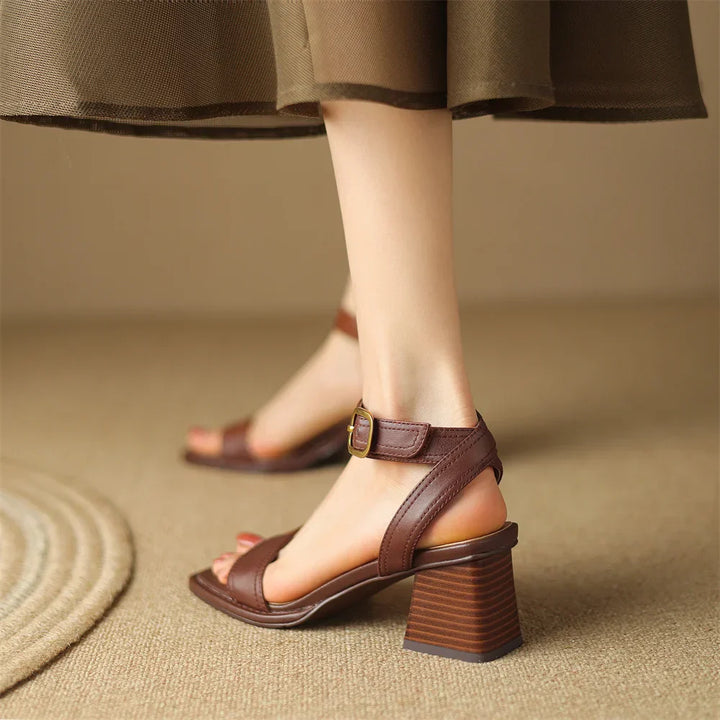 Saville Genuine Leather Heels