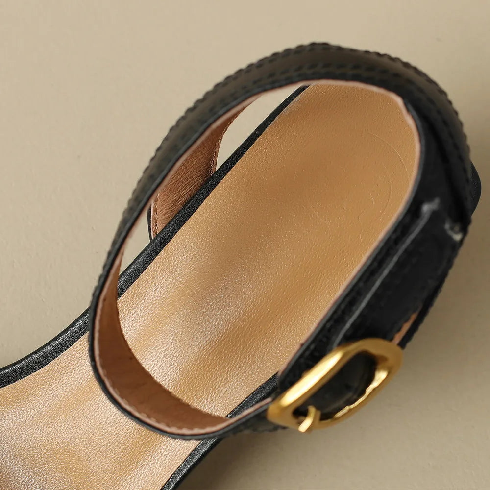 Saville Genuine Leather Heels