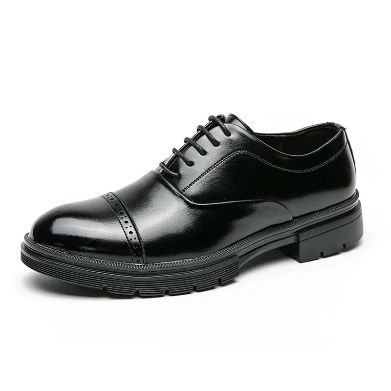 Leonardo Genuine Leather Oxford Shoes