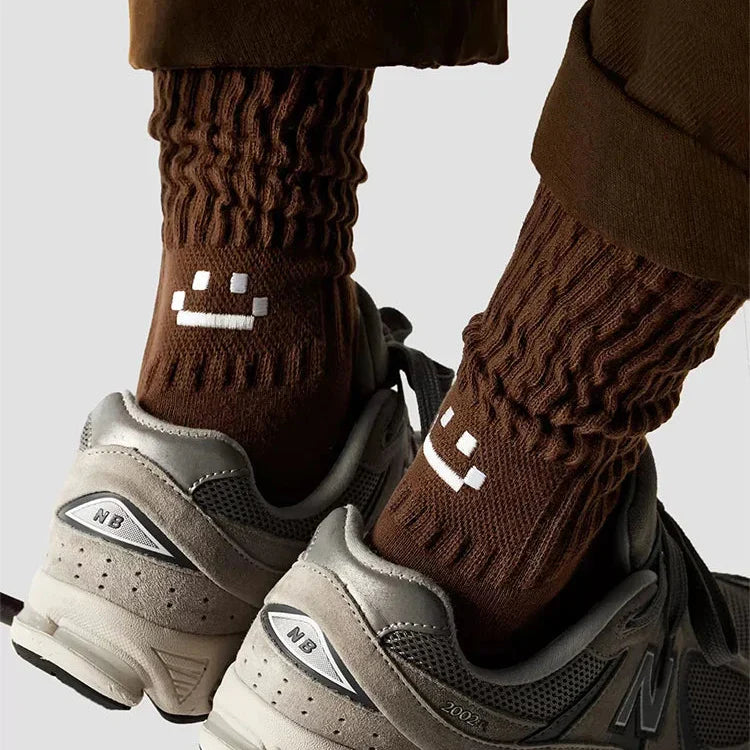SmileyCore 4-Pack Crew Socks