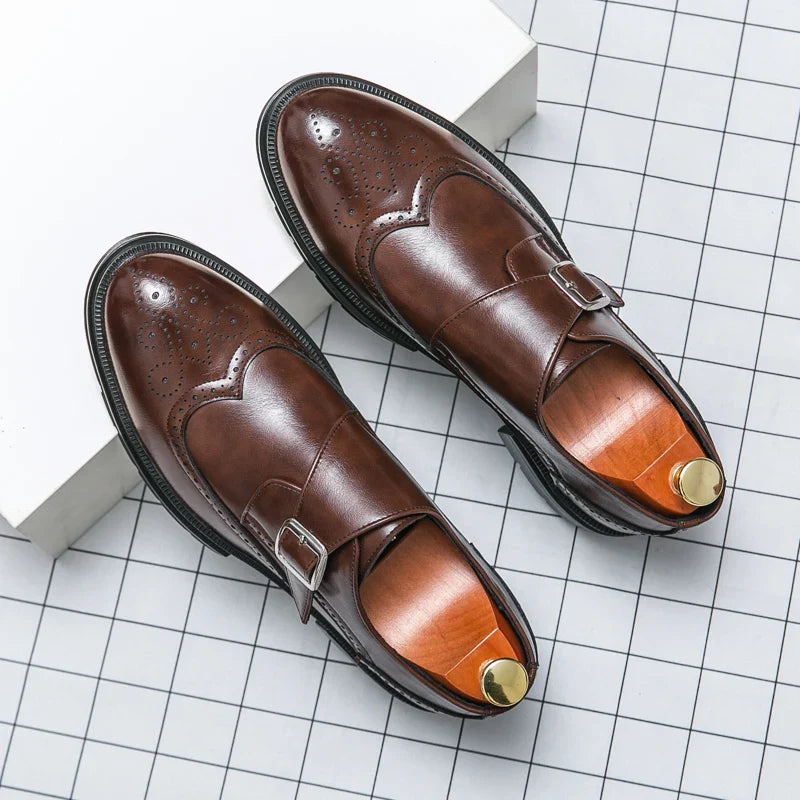 Ben Charles Oxford Monk Strap Shoes