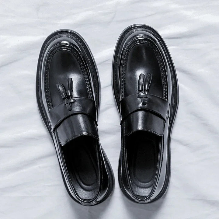 Paolo Genuine Leather Tassel Loafers