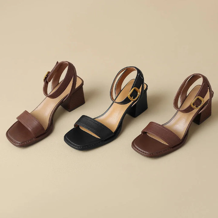 Saville Genuine Leather Heels