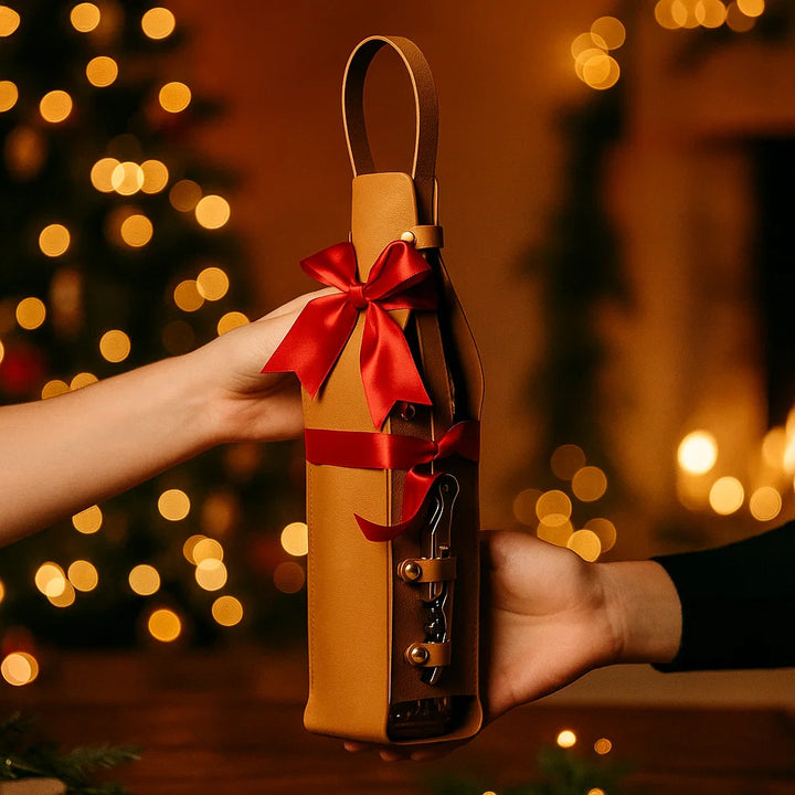 Kensington Leather Wine Caddy